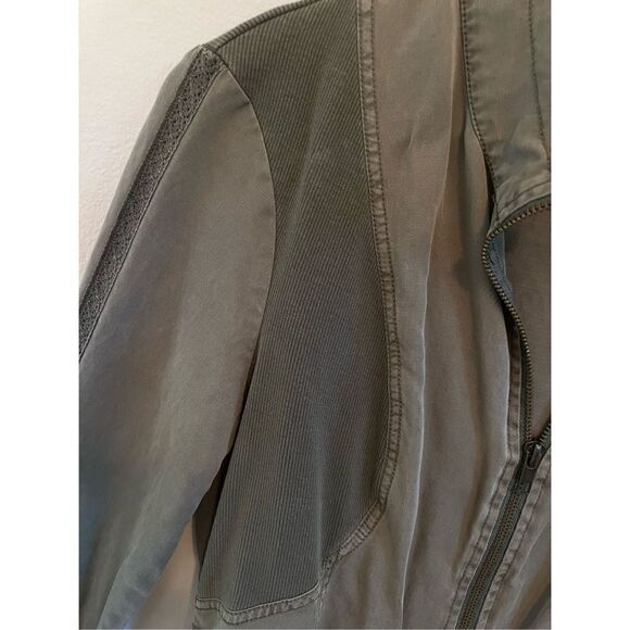 Dear John Army Green Riso Tencel Jacket - Picture 4 of 6